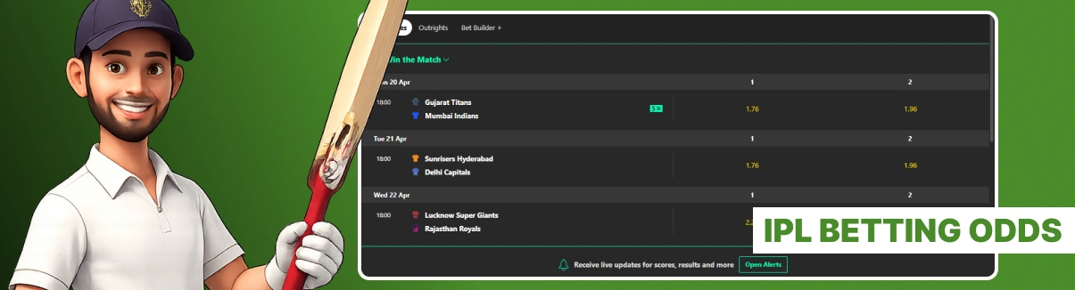 IPL Betting Odds.
